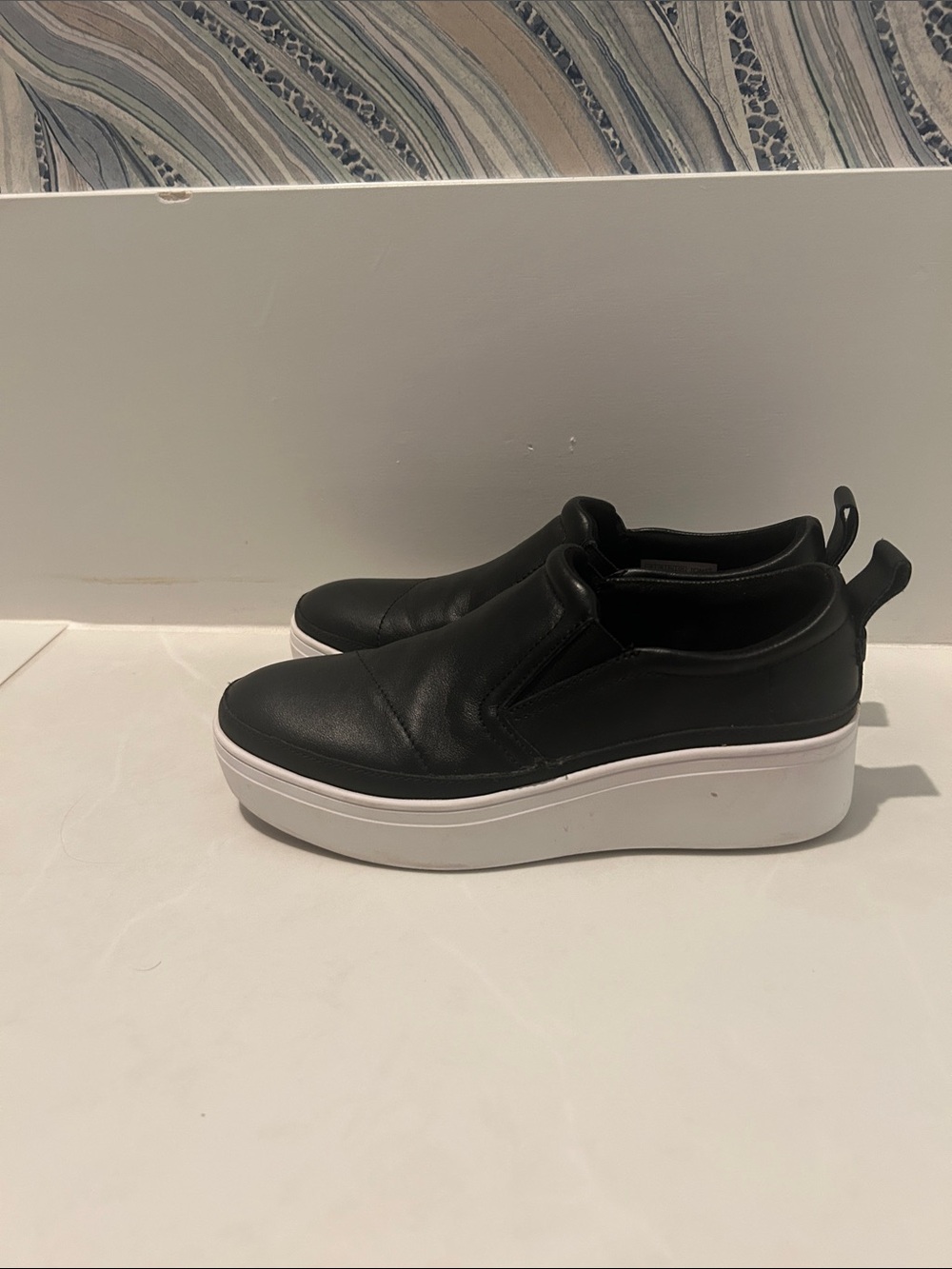 Women’s Toms Black Slip-On Platform Sneakers